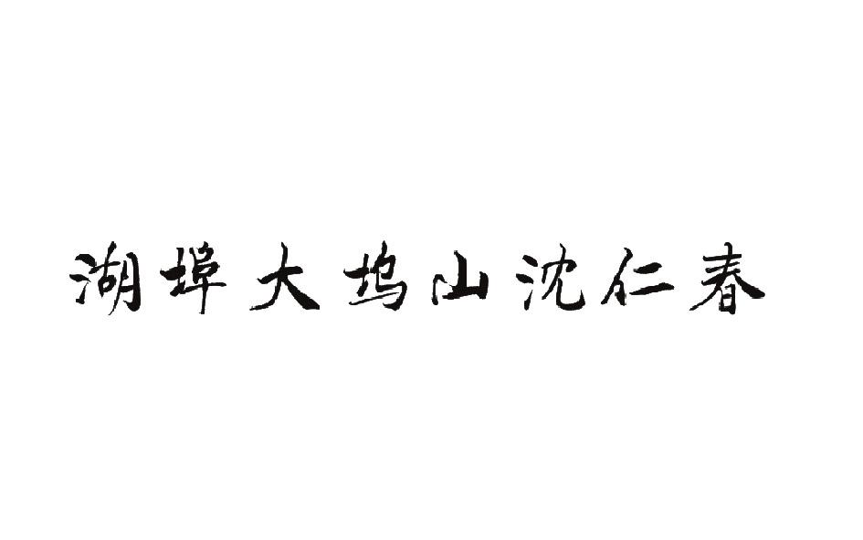 湖埠大坞山沈仁春